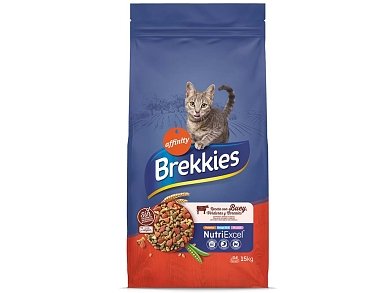 Brekkies Adult Mix Beef 15kg – Ξηρά Τροφή Γάτας
