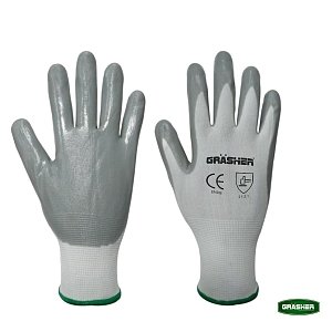 Γάντια Νιτριλίου GRASHER Γκρι – Εργασίας
