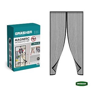 Σίτα Πόρτας Μαγνητική GRASHER 1,00x2,20m Γκρι