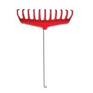 Τσουγκράνα Πλαστική με Κοντάρι Αλουμινίου 1,20m – 11 Δάχτυλα