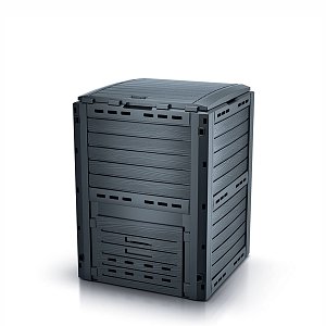 PROSPERPLAST Κομποστοποιητής 280lt Ανθρακί με Όψη Ξύλου