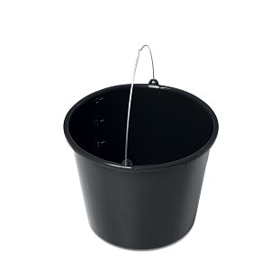 PROSPERPLAST Κουβάς Πλαστικός 16lt Χωρίς Χείλος Μαύρος
