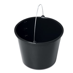 PROSPERPLAST Κουβάς Πλαστικός 20lt Χωρίς Χείλος Μαύρος