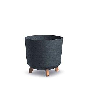 PROSPERPLAST Gracia Tubus Eco Wood Γλάστρα Ø29,8cm με Ποδαράκια