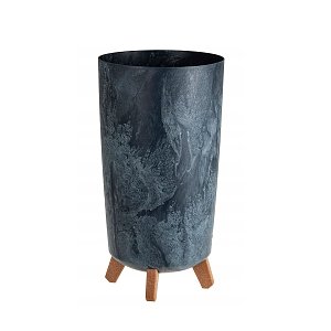 PROSPERPLAST Gracia Tubus Slim Beton Γλάστρα Ψηλή Ø19,5cm