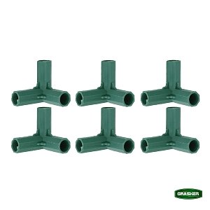 Ενωτικά 3 Θέσεων Γωνία GRASHER Φ.16mm - Σύνδεσμοι για Σταθερές Γωνιακές Κατασκευές Υποστύλωσης