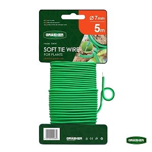 Σύρμα Φυτών Αφρώδες Πλαστικοποιημένο Grasher ⌀7mm x 5m