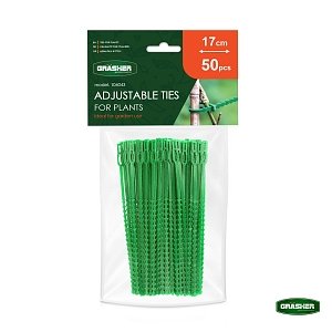 Δεματικά Φυτών 17cm Grasher (50τμχ) – Ρυθμιζόμενα & Επαναχρησιμοποιούμενα