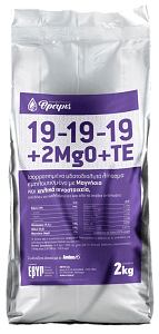 19-19-19 +MgO+TE Υδατοδιαλυτό Λίπασμα για Όλες τις Καλλιέργειες