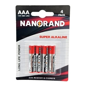 Nanorand Μπαταρίες AAA 1.5V Super Alkaline 4τμχ