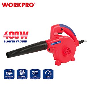 WORKPRO WP476001CE – Φυσητήρας-Απορροφητήρας 400W PROFI