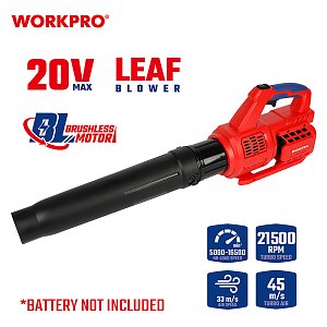 WORKPRO φυσητήρας κήπου μπαταρίας 20V Brushless SOLO