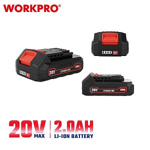 WORKPRO WP395003 – Μπαταρία 20V-Li 2.0Ah PROFI
