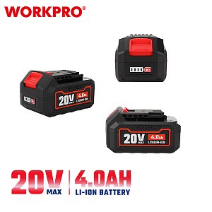 WORKPRO WP395002 – Μπαταρία 20V-Li 4.0Ah PROFI
