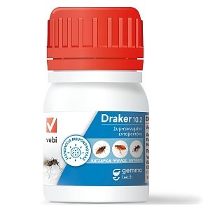 Vebi Draker 10.2 CS 50 ml – Εντομοκτόνο Μικροκάψουλας για Κουνούπια & Κατσαρίδες