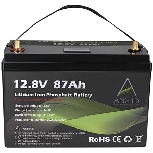 Μπαταρία Λιθίου LiFePO4 Angelis 12.8V 87Ah Επιδαπέδια για Ελαιοραβδιστικά