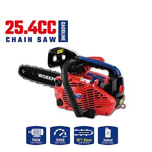 Αλυσοπρίονο Βενζίνης 25,4cc WORKPRO WP424014 Κλαδευτικό