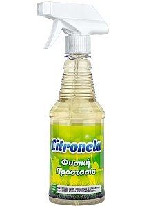 Citronela Spray 500ml – Φυσική Προστασία από Κουνούπια & Σκνίπες