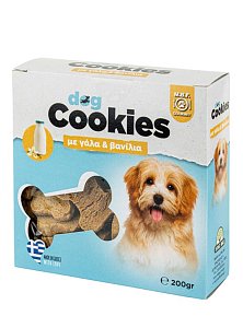 Dog Cookies M.B.F. με Γάλα & Βανίλια 200gr – Μπισκότα Σκύλου