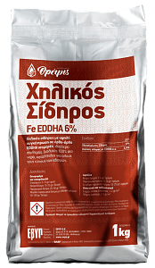 EVYP Χηλικός Σίδηρος EDDHA – Λίπασμα Σιδήρου Υψηλής Αποτελεσματικότητας