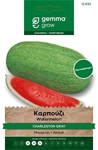 Καρπούζι Charleston Gray Gemma – Σπόροι Φάκελος 12692