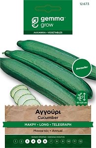 Αγγούρι μακρύ Telegraph σπόροι 35–40cm φάκελος