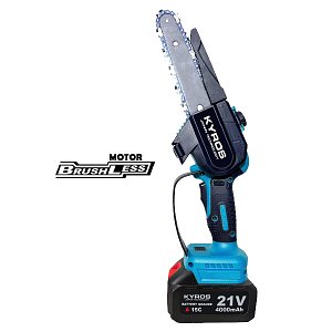 KYROS KY261 Αλυσοπρίονο Μπαταρίας 21V 400W με Αυτόματη Λίπανση