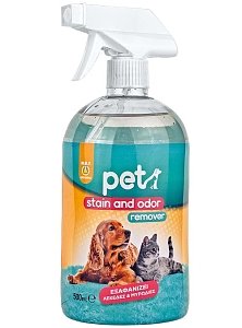 PET Stain & Odor Remover – Καθαριστικό Λεκέδων & Οσμών για Κατοικίδια 500ml