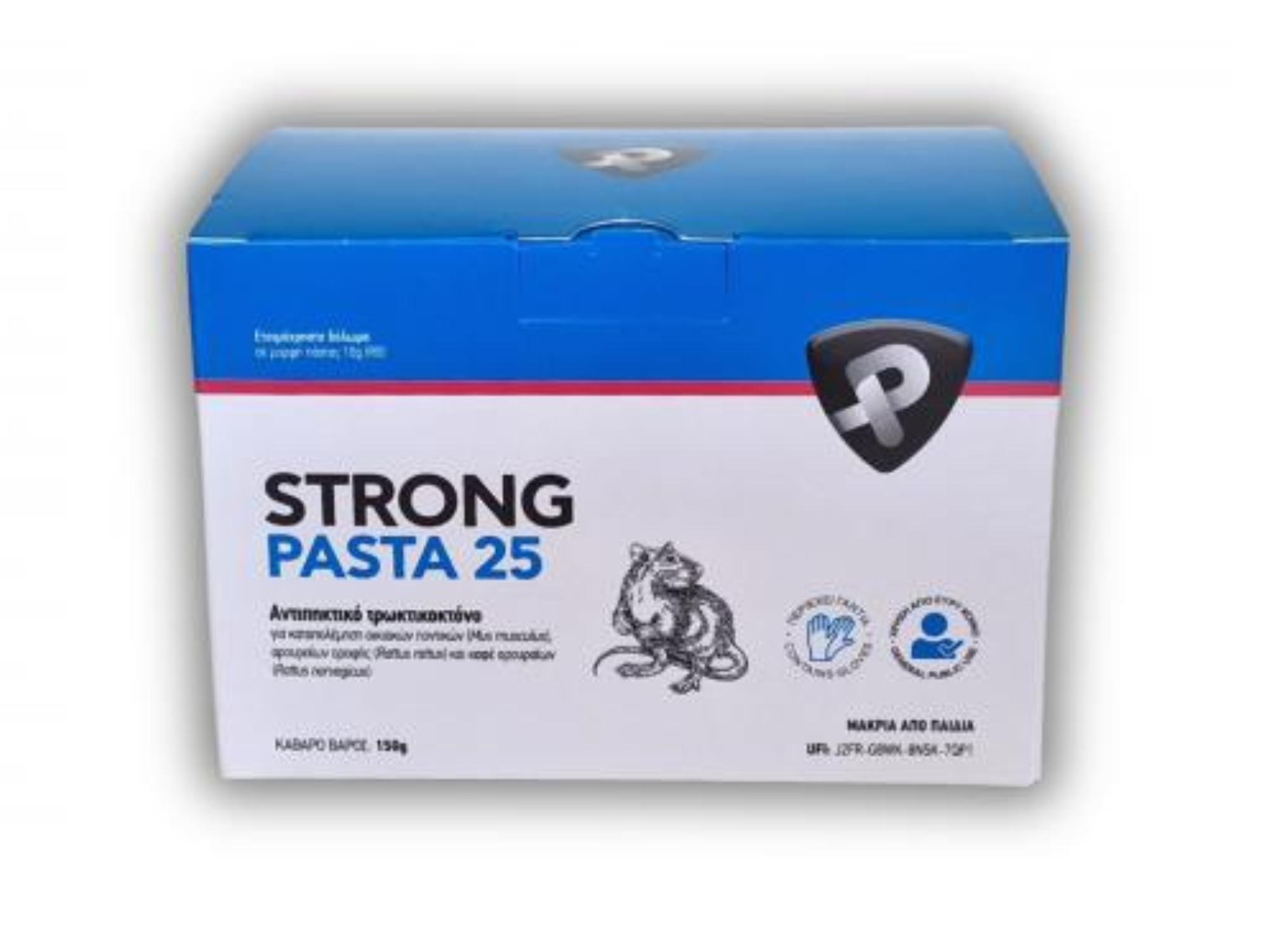 STRONG PASTA 25 150g – Ισχυρό Τρωκτικοκτόνο Πάστας | AGROL