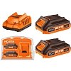 Σετ Μπαταρίας HOJITA 20V 2x2.0Ah & Φορτιστής 2A – Διπλή αυτονομία