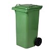 ICS SPA Κάδος Απορριμμάτων 240L Πράσινος με Ρόδες Πολυαιθυλενίου