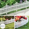 Φράχτης Κήπου Πλαστικός Grasher 2,30m Λευκός 4τμχ