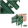 Φράχτης Κήπου Πλαστικός Grasher 2,30m Πράσινος 4τμχ