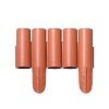 Prosperplast Πλαστικός Φράχτης Κήπου 2,35m x 25cm Σετ 8τμχ Terrakota