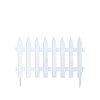 Prosperplast Πλαστικός Φράχτης Κήπου 3,22m Λευκός 7τμχ