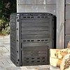 PROSPERPLAST Κομποστοποιητής 280lt Ανθρακί με Όψη Ξύλου