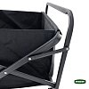 Grasher FT1560 – Πτυσσόμενο Καρότσι Κήπου Μεταλλικό 150 L, Φορτίο 150 kg, Μαύρο