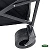Grasher FT1560 – Πτυσσόμενο Καρότσι Κήπου Μεταλλικό 150 L, Φορτίο 150 kg, Μαύρο