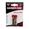 Nanorand Μπαταρία 9V Super Alkaline – Ισχυρή Απόδοση
