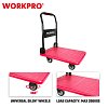 WORKPRO WP285023 Καροτσάκι Τετράτροχο Πλατφόρμα 700x480mm