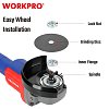 Γωνιακός Τροχός WORKPRO WP392004 20V-Li BL SOLO Φ125mm - Φ115mm  PROFI