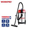 WORKPRO WP423005CE – Σκούπα Υγρών & Στερεών 30L 1300W INOX PROFI
