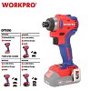 Παλμικό Κατσαβίδι WORKPRO WP390100 20V-Li BL SOLO PROFI