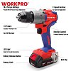 Δραπανοκατσάβιδο WORKPRO WP390002 20V-Li BL (2×2,0Ah) PROFI