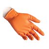 Reflexx N85 Γάντια Νιτριλίου Πορτοκαλί Heavy Duty Χωρίς Πούδρα