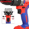Δραπανοκατσάβιδο Κρουστικό WORKPRO WP390007 20V-Li BL (2×2,0Ah)