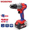 Δραπανοκατσάβιδο WORKPRO WP390008 20V-Li BL (2×4,0Ah) PROFI
