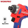 Παλμικό Κατσαβίδι WORKPRO WP390102 20V-Li BL (2×2,0Ah) PROFI