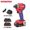 Παλμικό Κατσαβίδι WORKPRO WP390102 20V-Li BL (2×2,0Ah) PROFI