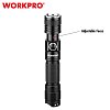 WORKPRO επαναφορτιζόμενος φακός LED 1200Lm USB-C